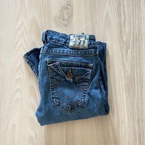 Sz 27 True Religion Straight Leg Jean